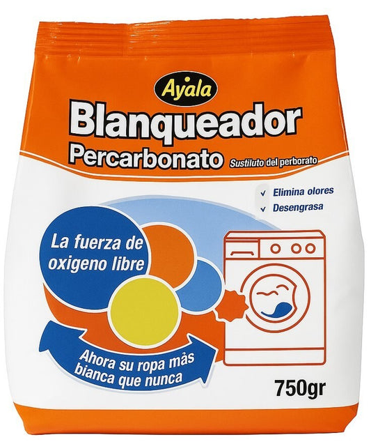 Ayala Percarbonato Sódico Blanqueador 750G - Blanqueador Ecológico para Ropa y Limpieza del Hogar