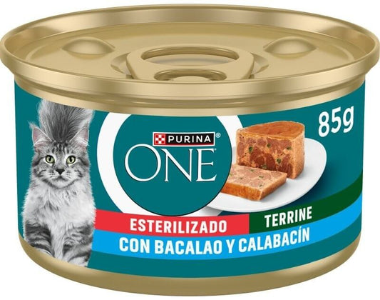 Purina One Esterilizado LT Bacalao 85G