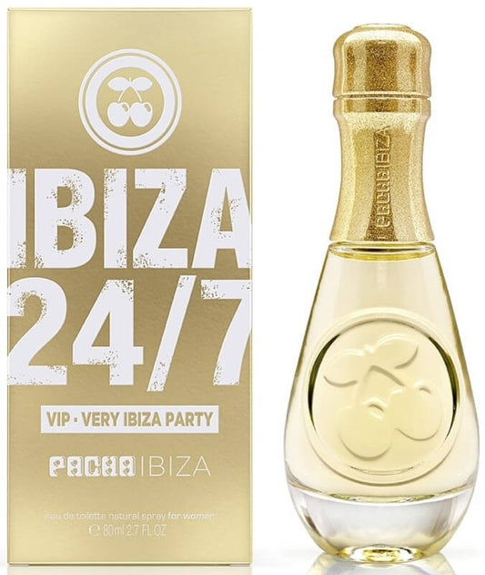 Pacha Ibiza 24/7 Eau de Toilette Mujer 80 ml – Vive la fiesta las 24 horas con una fragancia llena de actitud