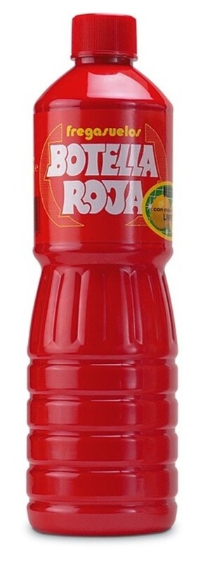 Botella Roja Fregasuelos 1L – Limpieza Intensa con Aroma Tradicional