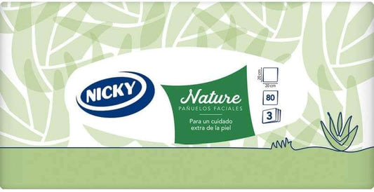 Nicky NAture Pañuelos Faciales 3C 80 Unidades