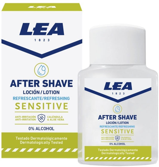 LEA After Shave Loción Sensitive 125 ml – Refresca, Calma y Protege tu Piel