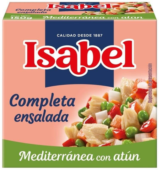 Isabel Ensalada Completa Mediterránea con Atún RO-150 – Tu Comida Lista, Saludable y Deliciosa en un Solo Paso