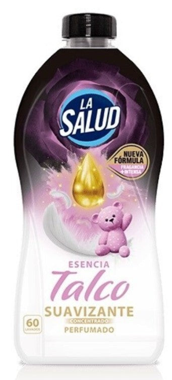 La Salud Esencia Talco Suavizante Concentrado Perfumado 1,5L – Frescura Duradera y Delicadeza para Tu Ropa