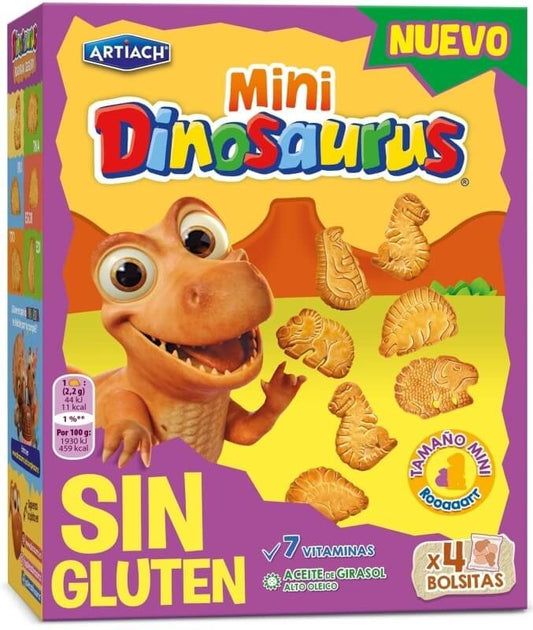 Artiach Mini Dinosaurus Sin Gluten 160 G - El Dulce Perfecto para Grandes y Pequeños