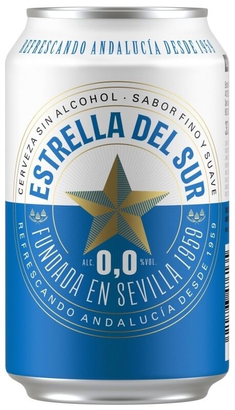 Estrella del Sur Cerveza Sin Alcohol Pack 24 x 330 Ml