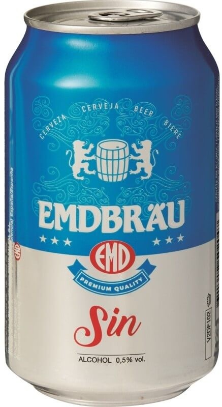 Emdbrau Cerveza Premium Quality Sin Alcohol Pack 24 x 330 Ml