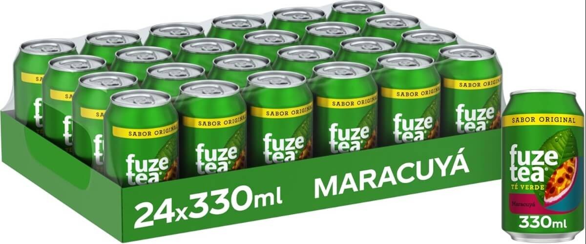 Fuze Tea Té Verde Maracuyá Pack 24 x 330 ml – Sabor Refrescante y Natural para Cada Momento
