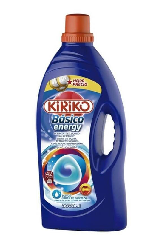 Kiriko Detergente Líquido Básico Energy 3L