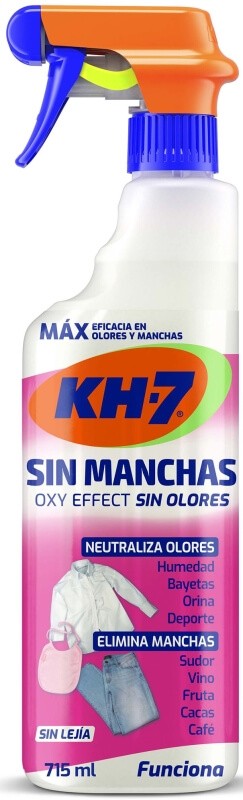 KH7 Sin Manchas Sin Olores Oxy Effect 715 ml – Quitamanchas Multiusos sin Lejía
