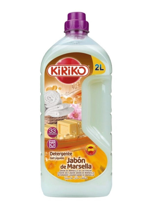 Kiriko Detergente Líquido Jabón de Marsella 2L