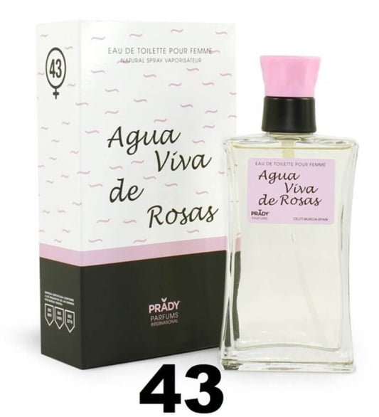 Prady Agua Viva de Rosas Eau de Toilette 100 ml – Delicadeza Floral para Cada Día