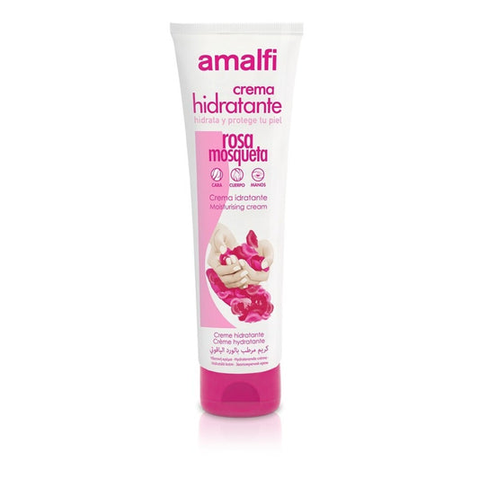 Amalfi Crema Hidratante Rosa Mosqueta Tubo 150 ml