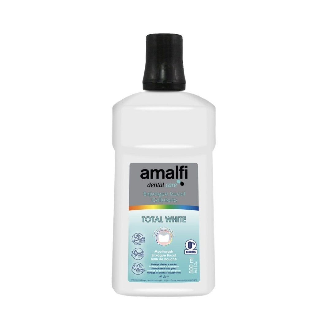 Amalfi Enjuague Bucal Total White 500 ml