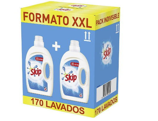Skip líquido azul 85 lavados X 2 unidades