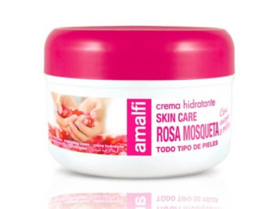 Amalfi Crema Hidratante Rosa Mosqueta 200 ml - Hidratación y Regeneración para Todo Tipo de Pieles