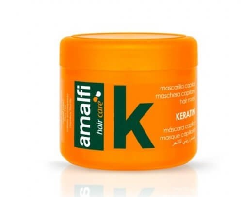 Amalfi Mascarilla Capilar Keratina 500 ml - Reparación y Suavidad Intensa