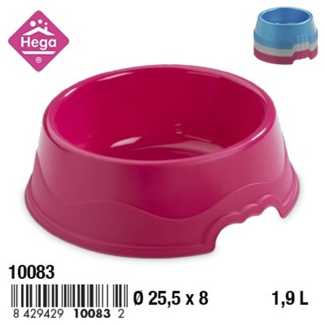 Hega Comedero Cocker Redondo 1,9 Litros