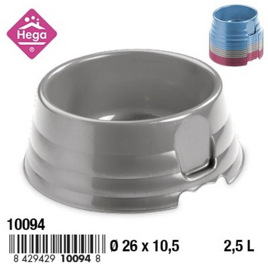 Hega Comedero Cocker Redondo 2,5 Litros