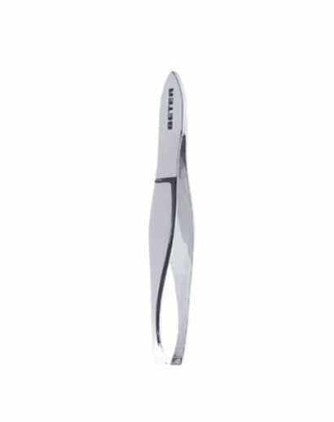 Beter Pinza De Depilar Cejas 7,2 Cm Punta Recta Cromada