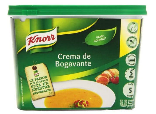 Knorr Crema de Bogavante 375 g – Sabor Gourmet del Mar en Cada Cucharada