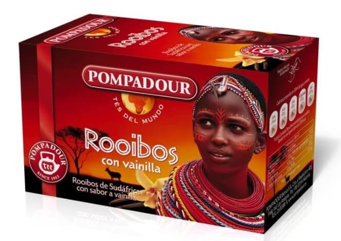 Pompadour Rooibos con Vainilla – El Sabor Perfecto para Relajarte
