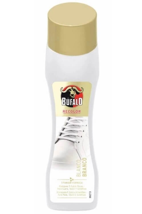 Búfalo Tinte Recolorante Blanco 50 ml – Recupera el Blanco Original de tu Calzado Fácilmente