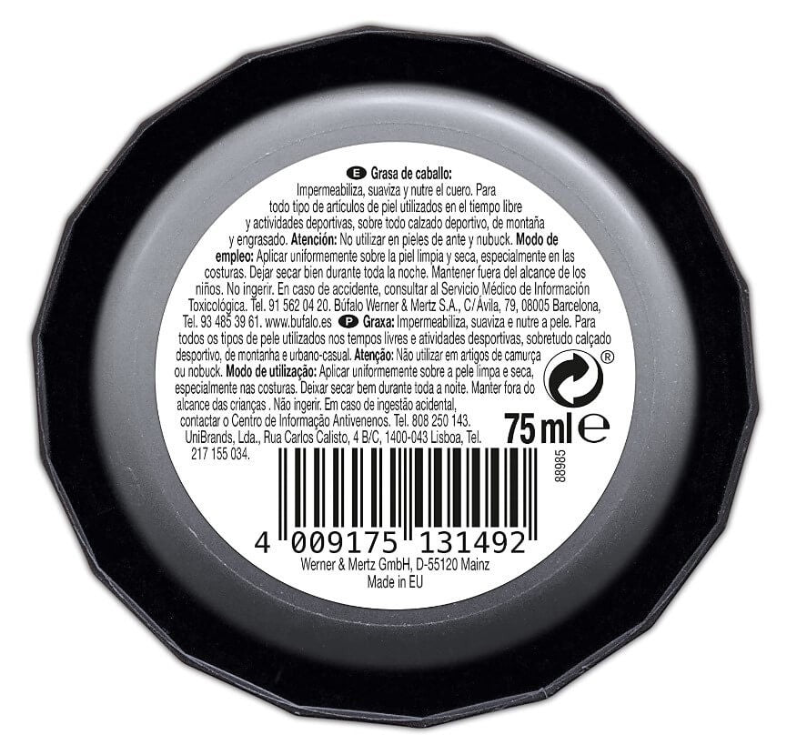 Búfalo Protexol Grasa de Caballo Incoloro 75 ml
