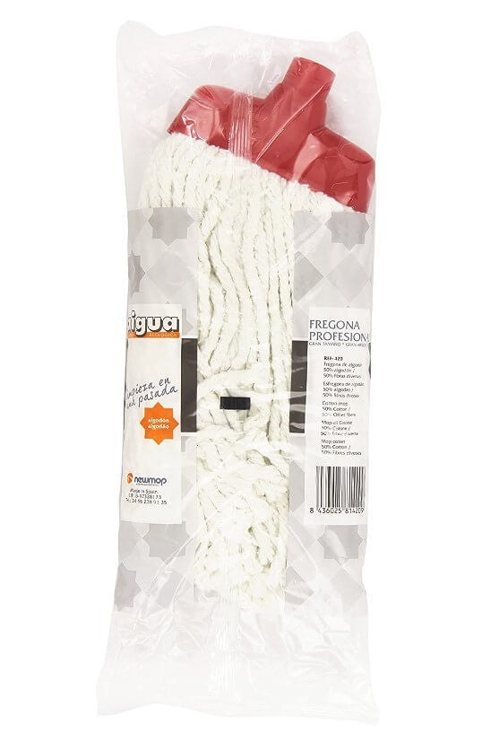 Aigua Fregona Profesional Algodón Gran Tamaño – Limpieza Eficaz y Alta Absorción