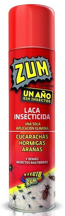 Zum Laca Insecticida Rastreros 300 ml – Protección Eficaz y Duradera contra Cucarachas, Hormigas y Arañas