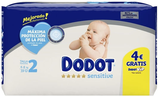 Dodot Sensitive Talla 2 (39U)