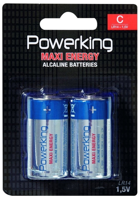 Powerking Pila Alcalina LR14 Blister 2 Unidades