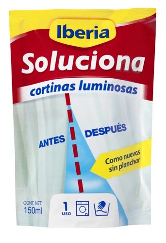 Iberia Soluciona Cortinas Luminosas 150 ml - Limpieza y Brillo para tus Cortinas