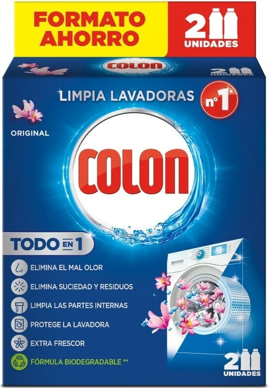 Colon Limpia Lavadoras 2 Usos - 2x250ml