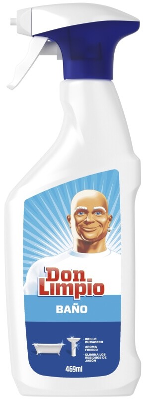 Don Limpio Baño Spray 450 ml – Limpieza Brillante y sin Esfuerzo para tu Baño