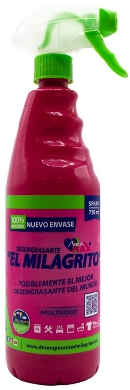 El Milagrito Desengrasante Pistola 750 ml - Poderoso Limpiador Multiusos