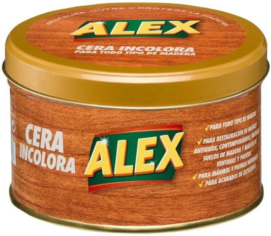 Alex Cera Sólida Incolora 500 ml – Protección y Brillo para Tus Suelos