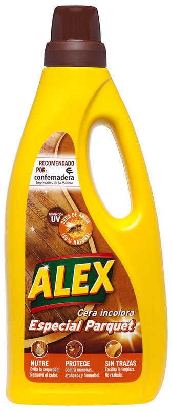 Alex Cera Incolora Especial Parquet 750 ml – Protección y Brillo Natural para tus Suelos