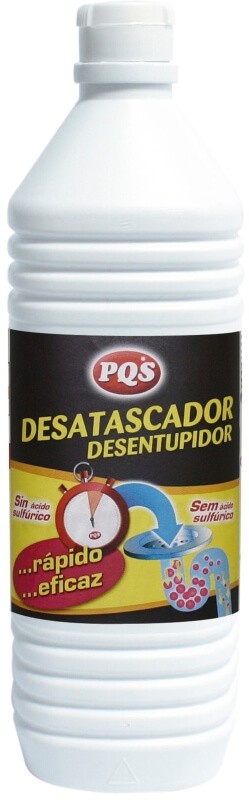 PQS Desatascador Líquido 1L – Solución Rápida y Eficaz para Atascos Domésticos