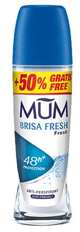 MUM Desodorante Antitranspirante Brisa Fresh Roll-On 75 ml - Frescura y Protección Prolongada