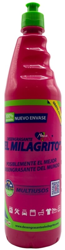 El Milagrito Desengrasante Recambio 1L - Potencia y Ahorro para una Limpieza Eficaz