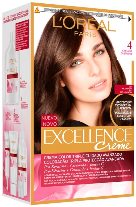 L'Oreal Excellence Creme Tinte 4 Castaño