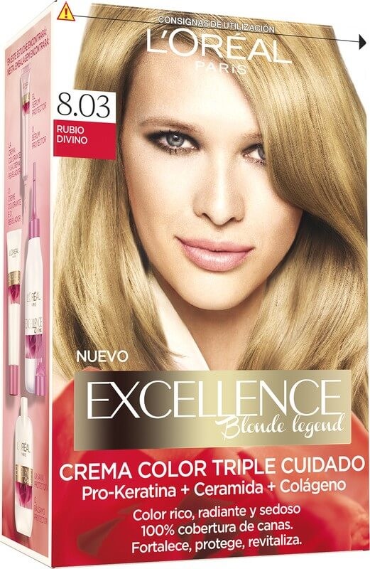 L'Oreal Excellence Creme Tinte 8.03 Rubio Divino