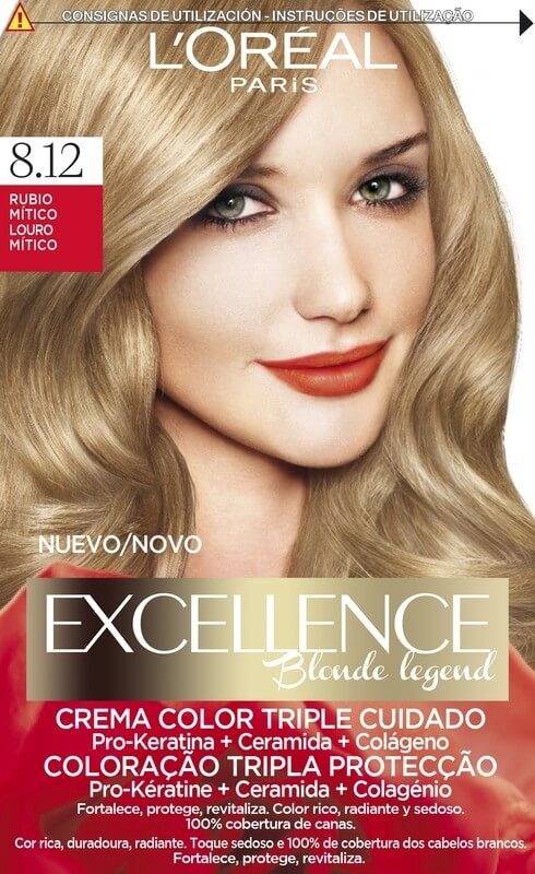 L'Oreal Excellence Creme Tinte 8.12 Rubio Mítico