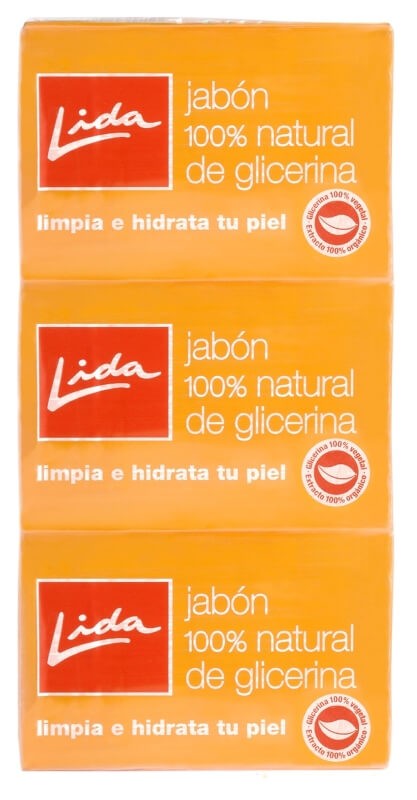 Lida Jabón 100% Natural Glicerina Original