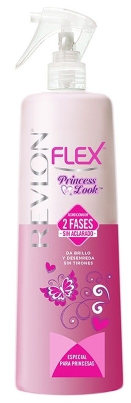 Revlon Flex Princess Look Acondicionador Infantil 2 Fases 400 ml – Desenreda Sin Tirones con Brillo de Princesa