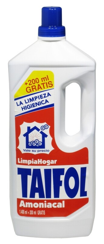 Taifol LimpiaHogar Amoniacal 1400 + 200 ml - Poder Desinfectante y Frescura para tu Hogar