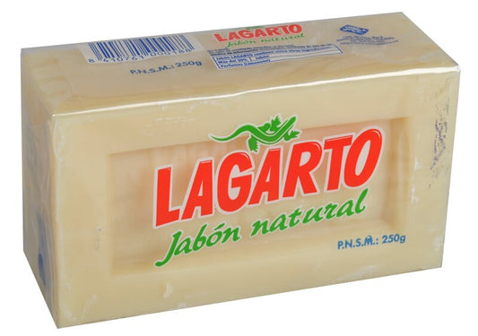 Lagarto Jabón Natural Pastilla 250G – Limpieza Tradicional y Eficaz