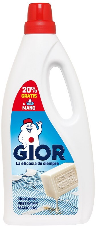 Gior Jabón Líquido 750 ml - Cuida Tu Ropa con el Poder del Jabón Natural