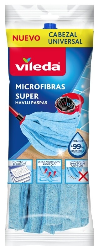 Vileda Fregona Microfibras Súper 1 Unidad